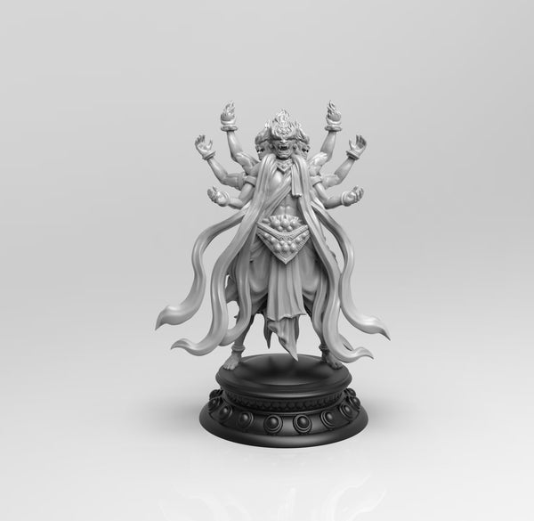 E050 - God Character design statue, The Azura Statue, STL 3D model design print download files