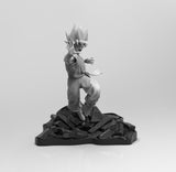 E045 - Anime character design, High five with wukong with yellow hair, STL 3D model design print download files