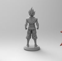 D013 - DBZ Anime character Goku 1 +3 FOC , STL 3D model design print