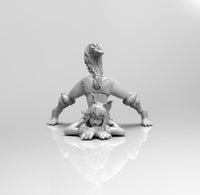 E033 - Anime character design, THe Wolf girl butt challange, STL 3D model design print download files