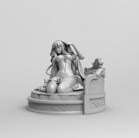 A211 - Anime Rezero Character design, Amelia statue, STL 3D model design print download file