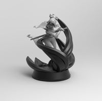 A216 - Games Genshin impact, Female Warrior Jean, STL 3D model design print download file