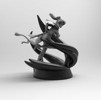 A216 - Games Genshin impact, Female Warrior Jean, STL 3D model design print download file