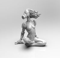 E026 - NSFW Cyber character design, The Cyborg female character statue, STl 3D model design print download files No Ratings Yet 0 Sold