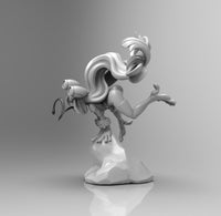 E006 - NSFW Anime character design, The Frog Girl Hero, STL 3D model design print download files