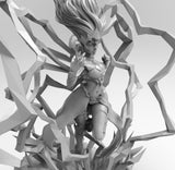 E007 - Character design statue, The Magician Lightning statue, STL 3D model design print download files