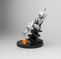 E009 - NSFW Anime character deisng, Hot Waifu Ura with singlet statue, STL 3D model design print download files