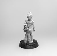 E010 - Anime character design, The Vege And the trunk statue, STl 3D model design print download files