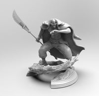 A652 - Anime character design, The White beard character design, STL 3D model design print download files