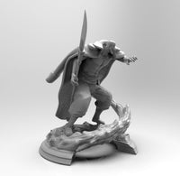A652 - Anime character design, The White beard character design, STL 3D model design print download files