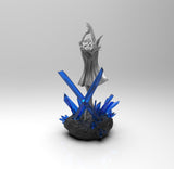 E108 - Comic character design, The Ice female hero, STL 3D model design print download files