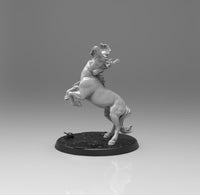 E146 - Legendary creature design, The centaur statue, STL 3D model design print download files