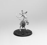 E146 - Legendary creature design, The centaur statue, STL 3D model design print download files