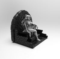 E143 - Anime character design, The Kizandi waifu statue design, STL 3D model design print download files