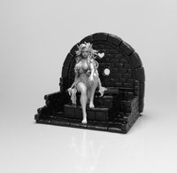 E143 - Anime character design, The Kizandi waifu statue design, STL 3D model design print download files