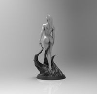 E168 - NSFW character design, the Dryard girl with hot shape body, STL 3D model design print download files