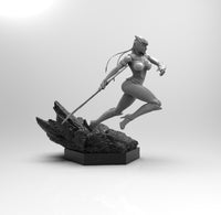 E144 - Comic character fans art, The Lady Thonas, STL 3D model design print download files