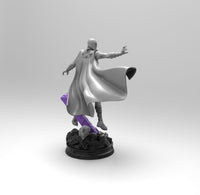 E122 - Comic character design, The Magnet man statue, STL 3D model design print download files