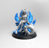 E062 - NSFW character design, The kimino Ahri with Fox design, STL 3D model design print download files