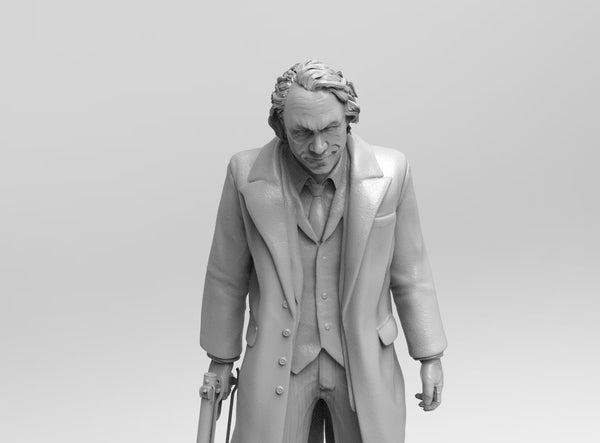 A244 - Comic character design, Joker statue, STL 3D model design print download file