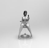 E202 - Waifu character design, The cellphone girl , STL 3D model design print download files