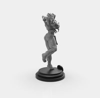 E284 - Games character design, The Kimino Version of Laurah Matsudah, STL 3D model design print download files
