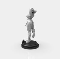 E284 - Games character design, The Kimino Version of Laurah Matsudah, STL 3D model design print download files