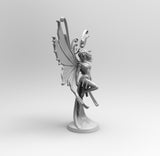 E198 - Legendary characte rdesign, three type butterfly girl design statue, STL 3D model design print download files