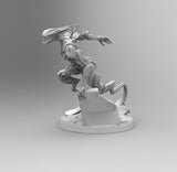 E200 - Cyborg character design, The Runner robotic character, STL 3D model design print download files