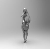 E220 - Waifu Games character design, The Tifa statue design ( No multiples parts ) , STL 3D model design print download
