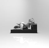 E221 - NSFW Games character design, The Cammie Bikini with naked body design, STL 3D model design print download files