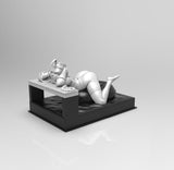 E221 - NSFW Games character design, The Cammie Bikini with naked body design, STL 3D model design print download files
