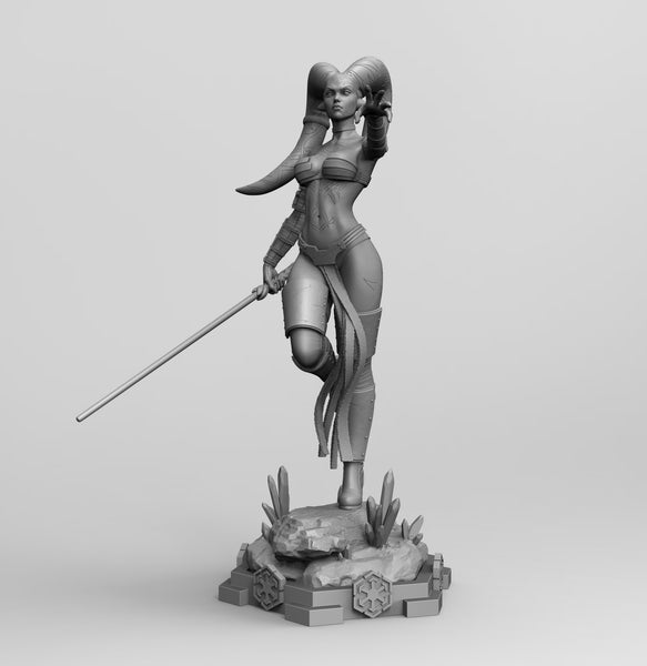 DL004 - Movie character design statue, Star Wars - Darth Talon Pose 2 - STL 3D Model Print download files