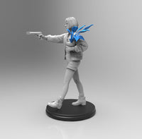 E299 - Female character design, The Mathilda female statue, STL 3D model design print download files