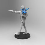 E299 - Female character design, The Mathilda female statue, STL 3D model design print download files