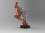 A303 - Movies character design, Hungry games K.E statue, STL 3D model design print download file