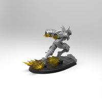E224 - Anime Character design, Hero demia Uni Grenade boy Explosion, STL 3D model design print download files