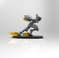 E224 - Anime Character design, Hero demia Uni Grenade boy Explosion, STL 3D model design print download files