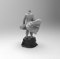 E315 - Comic character design. The Punish Man with Skull Head Tshirt, STL 3D model design print download file