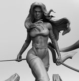 DL006 - Comic character design, Psylocke Marvel superheroes, STL 3D Model Design Print download files