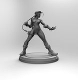 A007 - Games Character design, The Street Fighters Cammy White 01, STL 3D model design printable download files