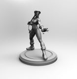A007 - Games Character design, The Street Fighters Cammy White 01, STL 3D model design printable download files