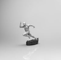 E319 - Comic character design, The D See Character Flash Runner, STL 3D model design print download files