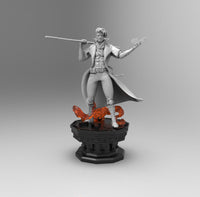E320 - Comic character design, The Gambler with weopon, STL 3D model design print download files