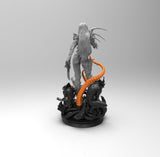 E306 - Female character design, The Witch blade demon, STL 3D model design print download files