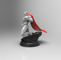 E328 - Comic character design , The Negro with cape, STL 3D model design print downlaod files