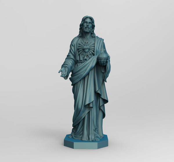 J001 - Legendary God Character design, The Jesus Christ statue, 3D STL Model download print design files