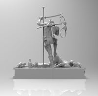 E331 - Comic character design, The Unlimited life dead pool, STL 3D model design print download files