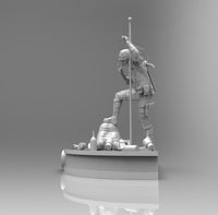 E331 - Comic character design, The Unlimited life dead pool, STL 3D model design print download files