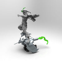 E323 - Comic character design, The Goblin Mecha with Pumpkin bomb, STL 3D model design print download files